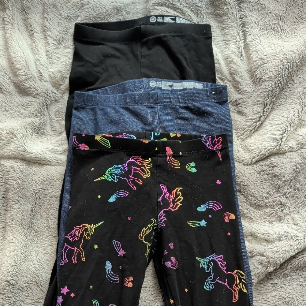 Wonder Nation Mix Of Girls Size 8 Leggings
